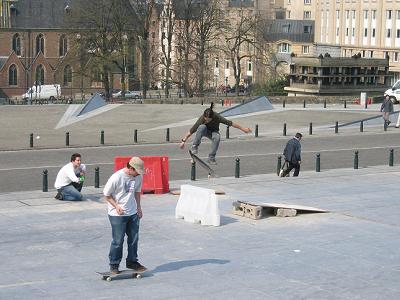 Skating in Brussels